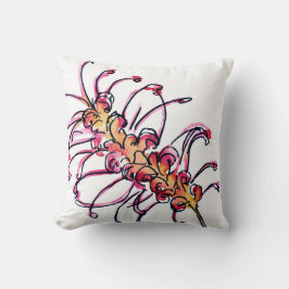 Roze Grevillea Australische inheemse bloem Kussen