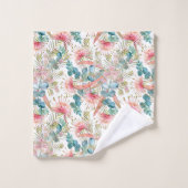 Roze Grevillea En Eucalyptus Bad Handdoek (Wasdoekje)