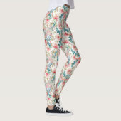 Roze Grevillea En Eucalyptus Leggings (Rechts)