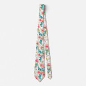 Roze Grevillea en Eucalyptus Stropdas (Voorkant)