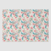 Roze Grevillea en Eucalyptus Tissuepapier (Voorkant)