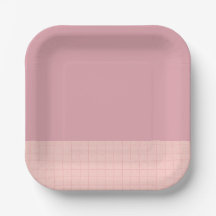 Roze grid meisje baby shower bord