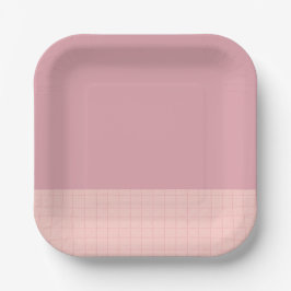 Roze grid meisje baby shower bord