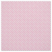 Roze Grieks sleutelpatroon Stof (Swatch)
