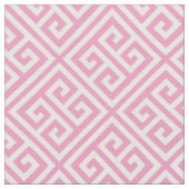 Roze Griekse sleutel Stof (Close Up)