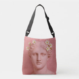 Roze Griekse Tas. Crossbody Tas