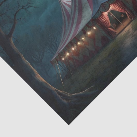 Roze griezelig carnaval decoupage papier (Detail)