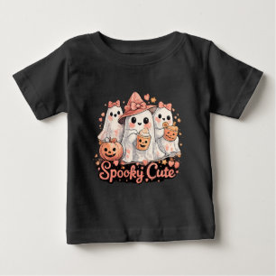 Roze Griezelig Cute Halloween Geesten & Pompoen