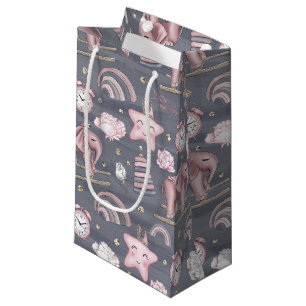 ROZE & GRIJS BABY MEISJE SPEELGOED OLIFANTEN KLEIN CADEAUZAKJE