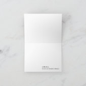 Roze Grijs Boho Typografie Baby Shower Bedankt (Binnen)