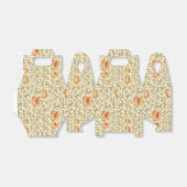 Roze Grijs Botanische Bloemen Bedankdoosjes (Uitgevouwen)