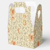 Roze Grijs Botanische Bloemen Bedankdoosjes (Geopend)