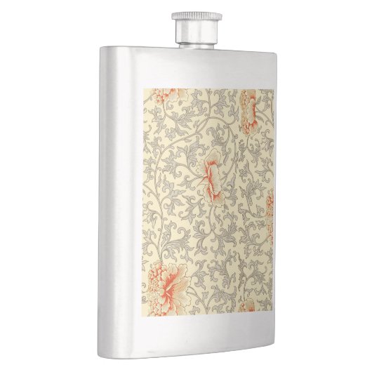  Roze Grijs Botanische Bloemen Flacon (Rechts)