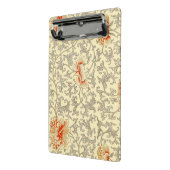  Roze Grijs Botanische Bloemen Mini Klembord (Angled2)