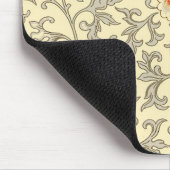  Roze Grijs Botanische Bloemen Muismat (Hoek)