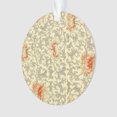  Roze Grijs Botanische Bloemen Ornament (voorkant)