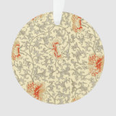  Roze Grijs Botanische Bloemen Ornament (voorkant)