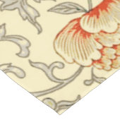 Roze Grijs Botanische Bloemen Tafelkleed (Gekanteld)