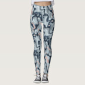 Roze Grijs Camo Flex Leggings (Voorkant)