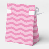 Roze grijs chevron koala beer baby shower gunst do bedankdoosjes (Achterkant)