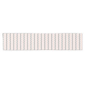 Roze & Grijs Chevron Tafelloper (Horizontaal)