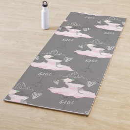 Roze & Grijs Couture Ballerina Meisjes Chic Mode Yogamat