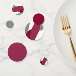 Roze grijs en confetti