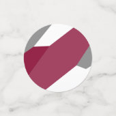 Roze grijs en confetti (Kleine voorkant)