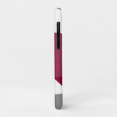 Roze grijs en wit Abstract Case-Mate iPhone Case (Achterkant/links)