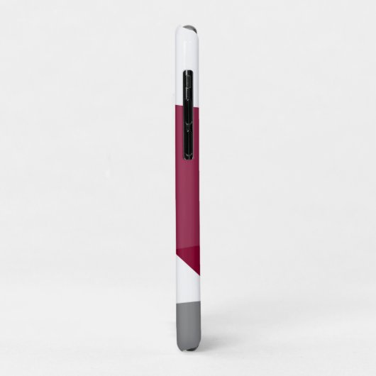 Roze grijs en wit Abstract Case-Mate iPhone Case (Achterkant/links)