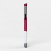 Roze grijs en wit Abstract Case-Mate iPhone Case (Achterkant/rechts)