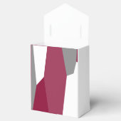 Roze grijs en wit bedankdoosjes (Geopend)