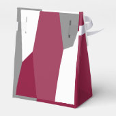 Roze grijs en wit bedankdoosjes (Achterkant)