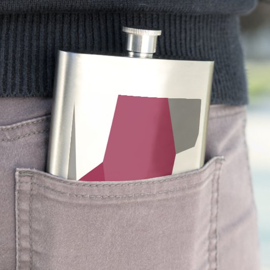 Roze grijs en wit flacon (Voorbeeld)