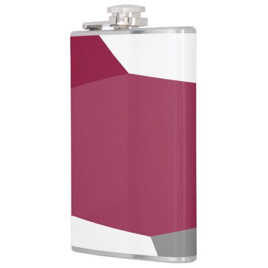 Roze grijs en wit heupfles (Links)