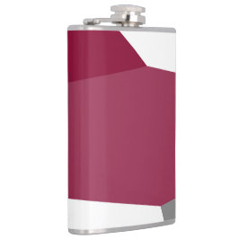 Roze grijs en wit heupfles