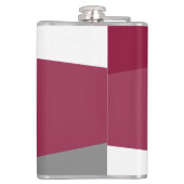 Roze grijs en wit heupfles (Achterkant)