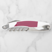 Roze grijs en wit kurkentrekker (Achterkant)