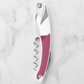 Roze grijs en wit kurkentrekker (Voorkant)