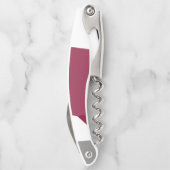 Roze grijs en wit kurkentrekker (Achterkant)