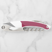 Roze grijs en wit kurkentrekker (Voorkant)