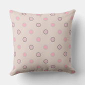 Roze, grijs en wit kussen (Achterkant)