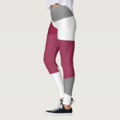 Roze Grijs en Wit Leggings (Links)