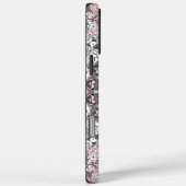 Roze Grijs en Wit Mandala Patroon Case-Mate iPhone Case (Achterkant / Rechts)