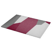 Roze grijs en wit snijplank (Hoek)