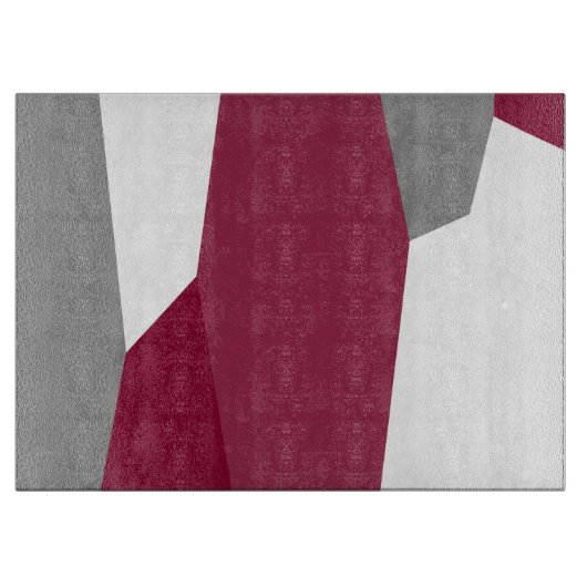 Roze grijs en wit snijplank (Voorkant)