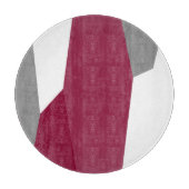 Roze grijs en wit snijplank (Voorkant)