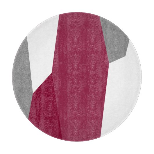 Roze grijs en wit snijplank (Voorkant)