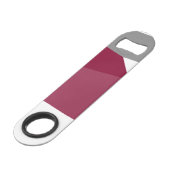 Roze grijs en wit speed flessenopener (Voorkant Gekanteld)