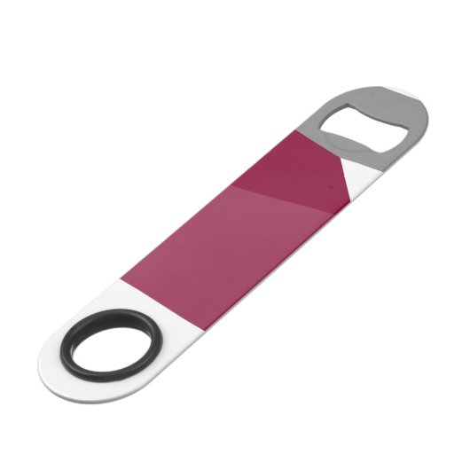 Roze grijs en wit speed flessenopener (Voorkant Gekanteld)